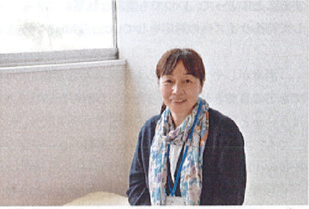 Head Nurse, Ms. Ikuko Nozuka, who has spoken to us
